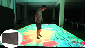 Plancher vidéo HD interactif de restaurant